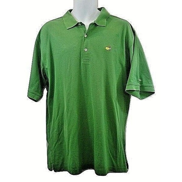 Masters Collection Polo Golf Shirt Green Embroidered Mens Size L - Picture 1 of 6